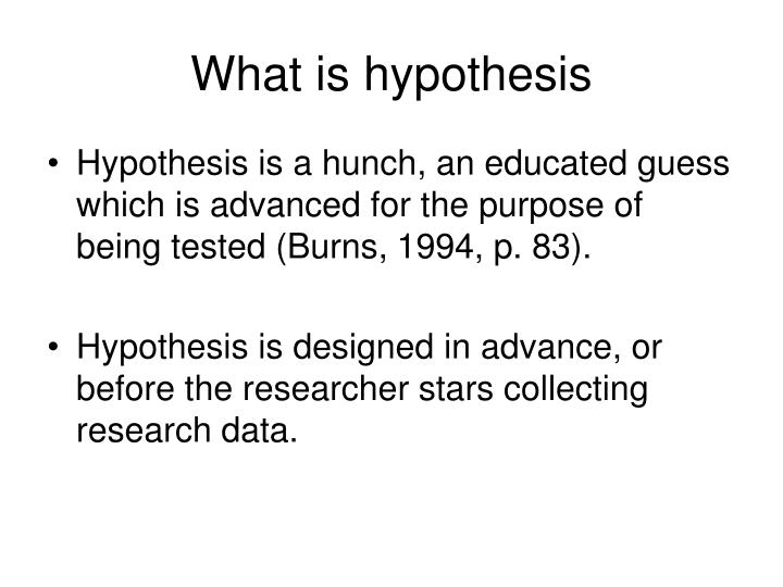 what is hypothesis in research paper Term papers: hypothesis and research question - research questions are formulated in a study to inquire about variables, both independent and dependent variables, and the relationship between them research. what is hypothesis in research paper Term papers: hypothesis and research question - research questions are formulated in a study to inquire about variables, both independent and dependent variables, and the relationship between them research.