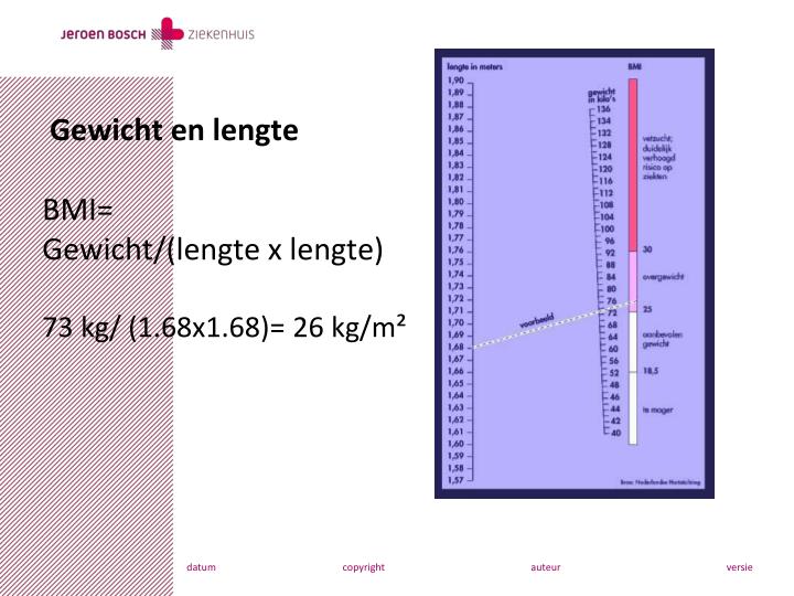 lengte gewicht kind