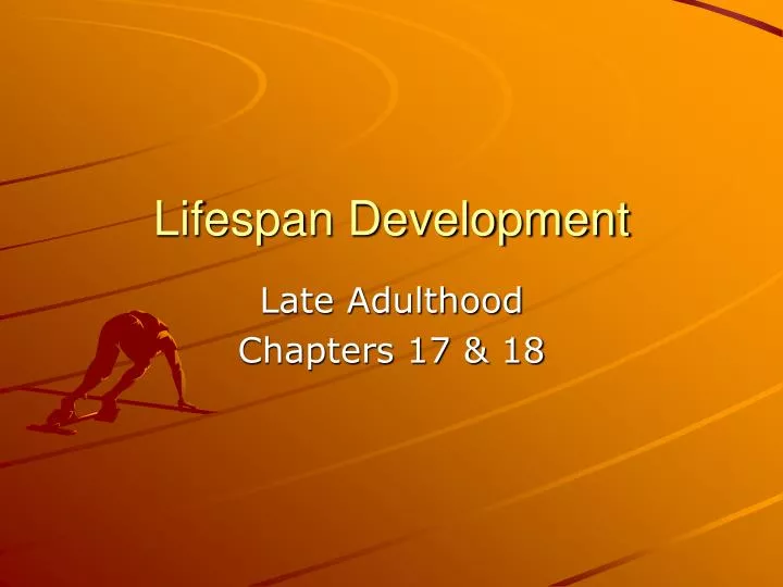 Adulthood development later