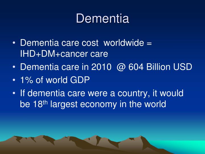 dementia powerpoint presentation