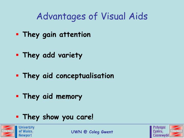 advantage of visual aids To explore the use and benefits of visual aids, in the students learning process in dera ghazi khan objectives of the research following are the main objectives of this research:. advantage of visual aids To explore the use and benefits of visual aids, in the students learning process in dera ghazi khan objectives of the research following are the main objectives of this research:.