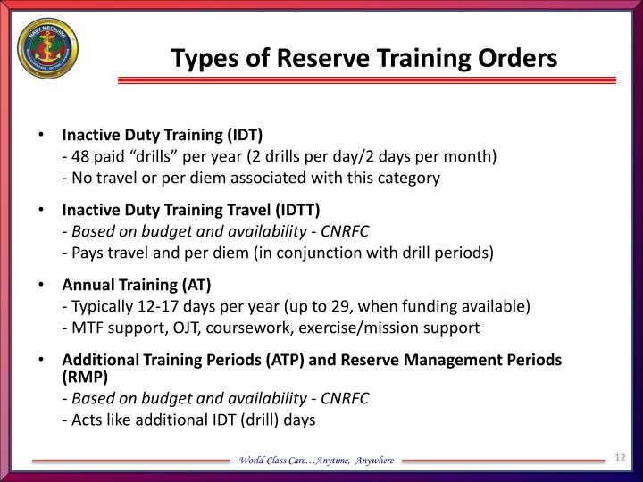 PPT Navy Reserve Medicine BUMED M10 Reserve Policy & Integration