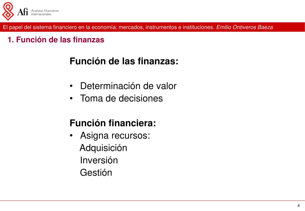 Ppt El Papel Del Sistema Financiero En La Econom A Mercados