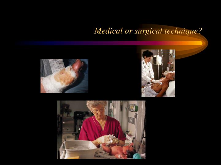 surgical aseptic technique surgical aseptic technique