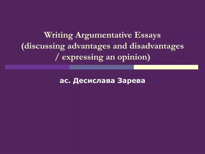 expressing opinion essay writing