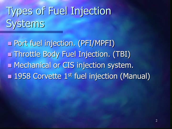 fuel injection system ppt