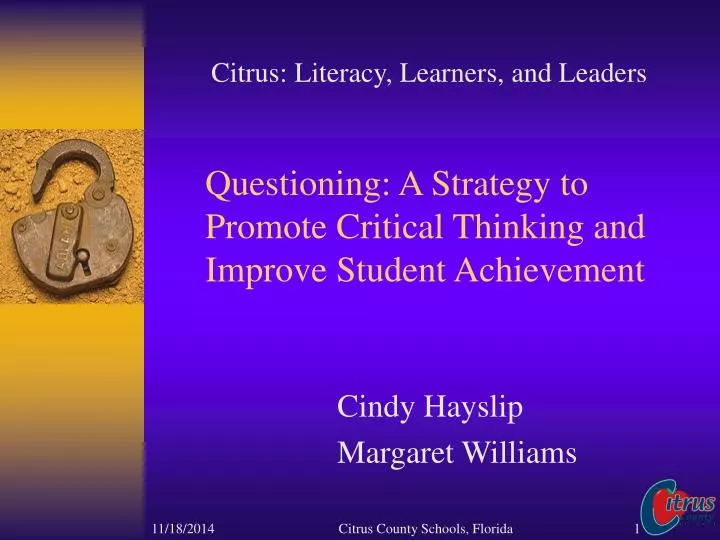 critical thinking powerpoint for students critical thinking powerpoint for students