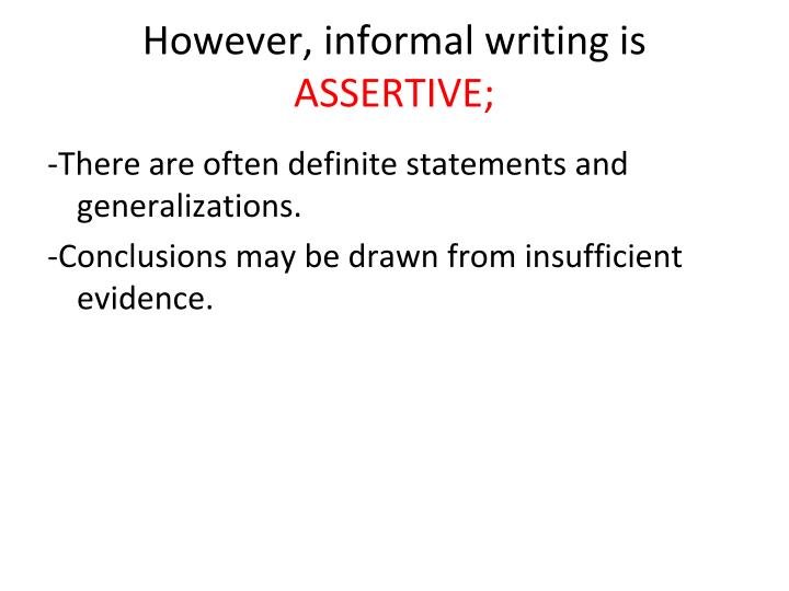 formal vs informal essays formal vs informal essays