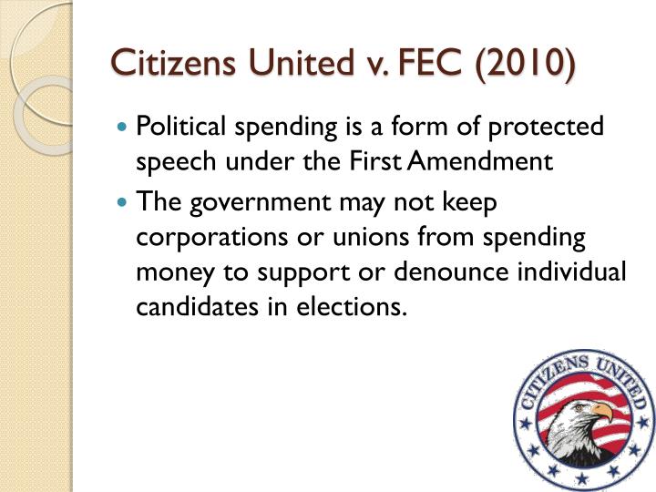 citizens united v Citizens united v federal election commission is one of the rare case that the stakes are so high on each side you can't but help be exited. citizens united v Citizens united v federal election commission is one of the rare case that the stakes are so high on each side you can't but help be exited.