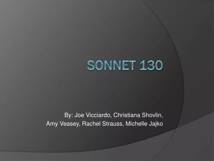 analysis and comparison of 2 sonnets analysis and comparison of 2 sonnets