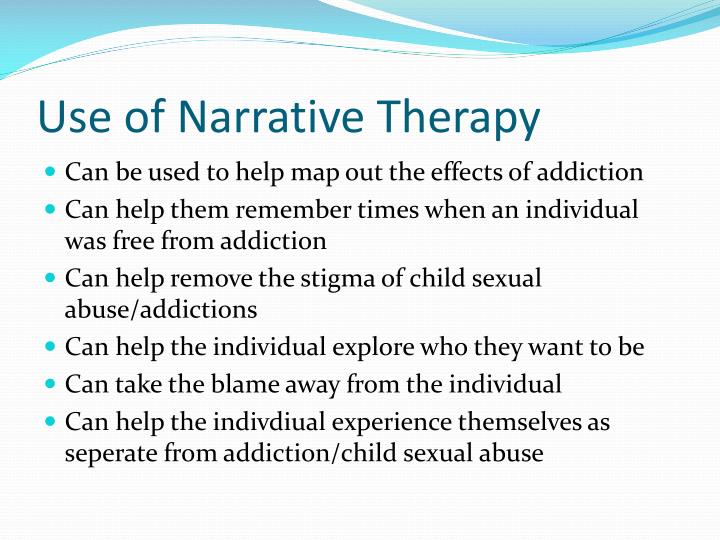 The Benefits of Narrative Therapy