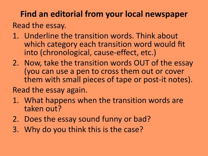 Hook For Essay