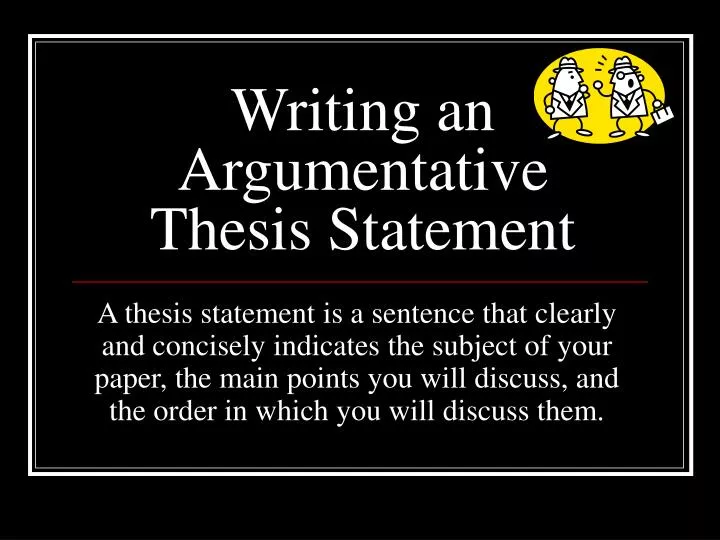 Literary research thesis statements