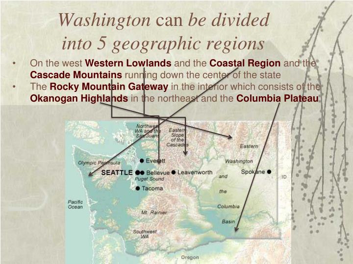 PPT - Washington’s Geographic Regions PowerPoint Presentation - ID:6838725