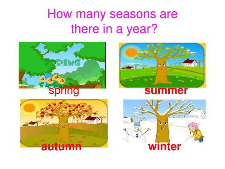 PPT - How many seasons are there in a year? PowerPoint Presentation
