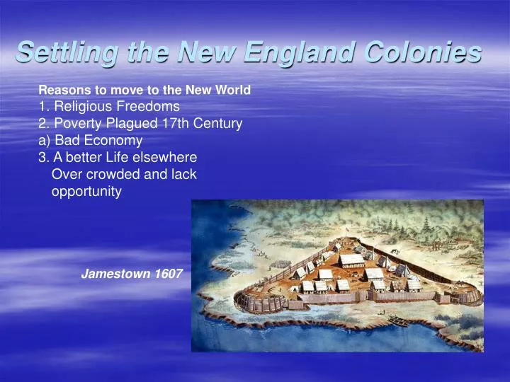 new england colonies in the new world The new england colonies were composed of the colonies of new hampshire, rhode island, connecticut, and massachusetts in the new england colonies, land was given to a colony by the crown. new england colonies in the new world The new england colonies were composed of the colonies of new hampshire, rhode island, connecticut, and massachusetts in the new england colonies, land was given to a colony by the crown.