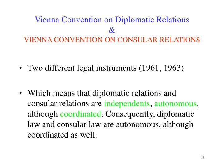 vienna convention on diplomatic relations on elections vienna convention on diplomatic relations on elections