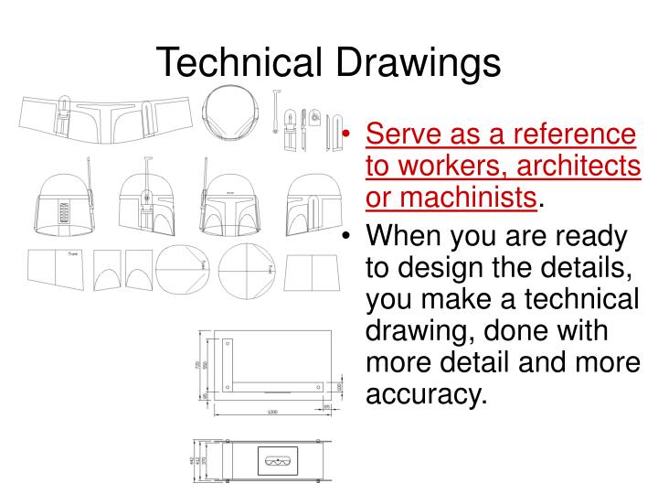 PPT Technical Drawing PowerPoint Presentation ID6845691