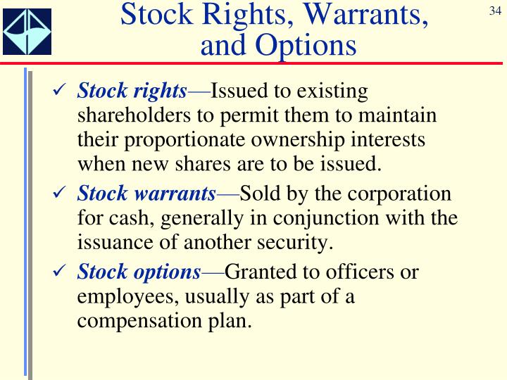 stock options rights