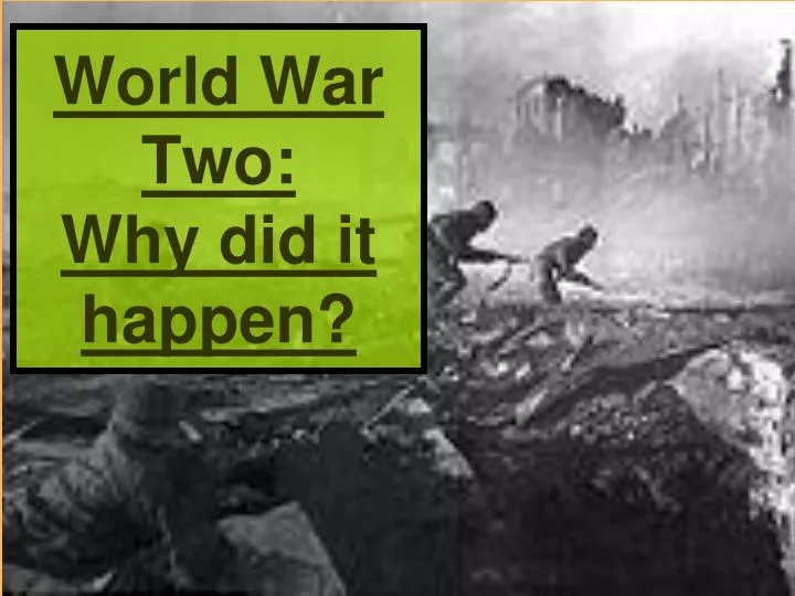essay on why world war 2 started Start writing remarkable essays with guidance from our why did world war ii break out one of the final factors before world war two could start was hitler's. essay on why world war 2 started Start writing remarkable essays with guidance from our why did world war ii break out one of the final factors before world war two could start was hitler's.