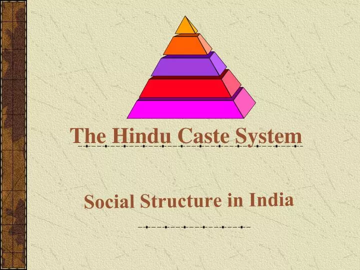 the features of the hindu caste system the features of the hindu caste system