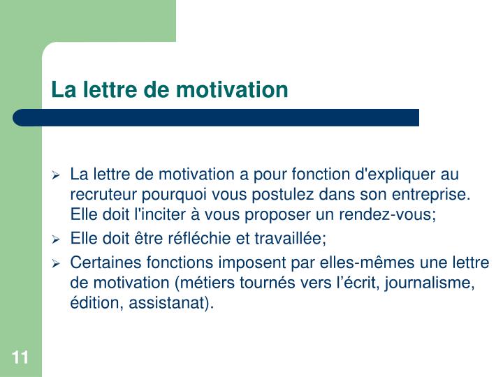 ppt - atelier cv  u0026 lettre de motivation powerpoint presentation