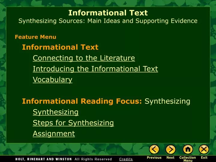 textual sources