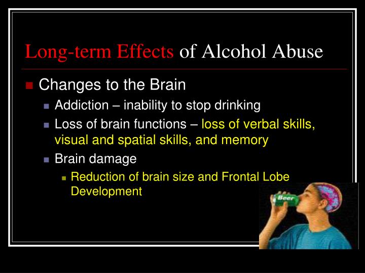 long term effects of alcohol
