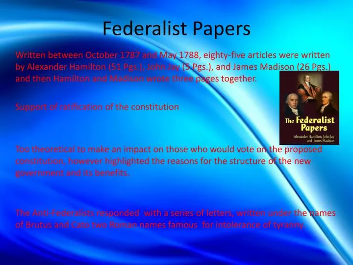an analysis of federalist 51 by james madison an analysis of federalist 51 by james madison