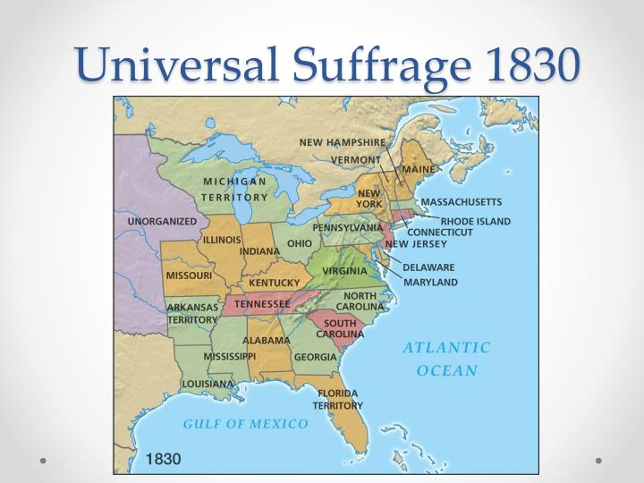 Seems universal adult suffrage With universal adult suffrage accept. interesting