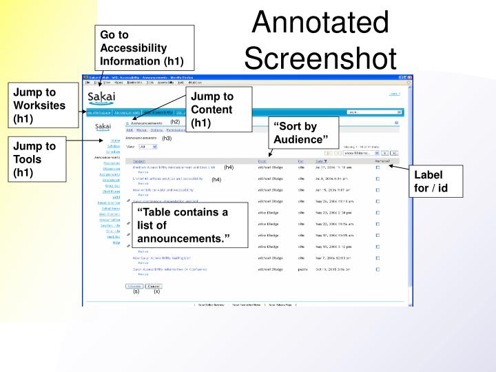sites with best annotated screen shots sites with best annotated screen shots