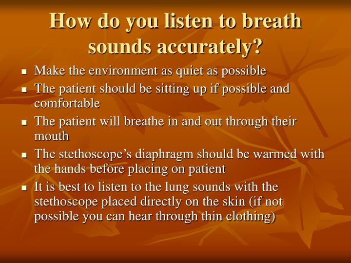 listen to lung sounds listen to lung sounds