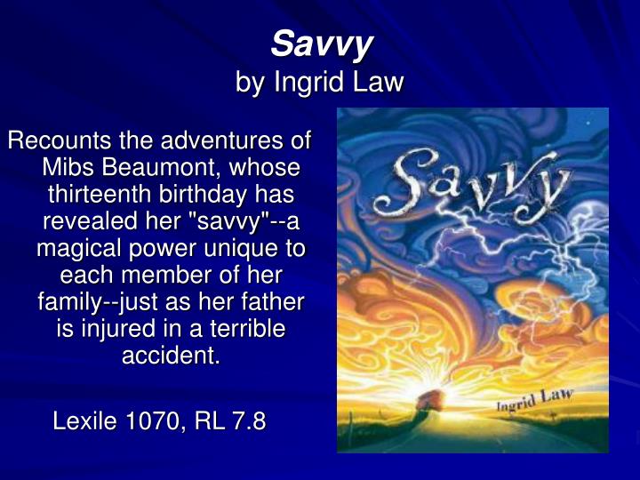 savvy book by ingrid law savvy book by ingrid law