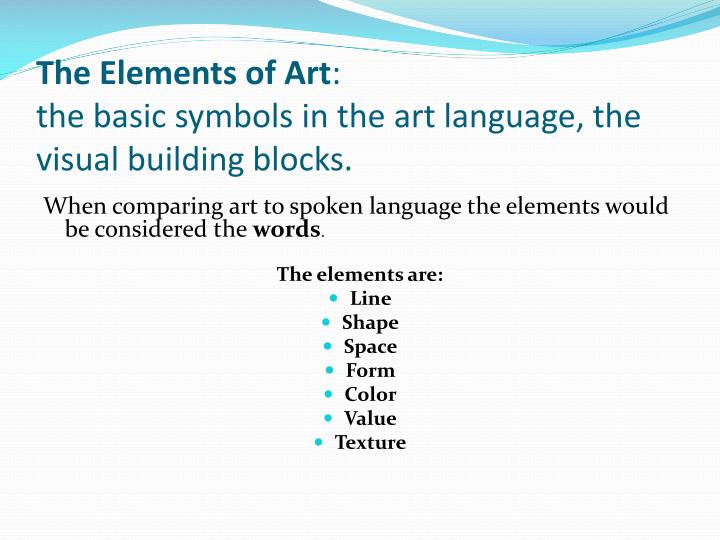 Basic Elements Of Visual Arts : Ppt the purposes of art language powerpoint