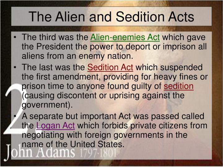 alien and sedition act 4 “we humbly conceive the spirit of american liberty breathes a different air, from this law” petition from aliens residing in lancaster county, pennsylvania, january 4, 1802. alien and sedition act 4 “we humbly conceive the spirit of american liberty breathes a different air, from this law” petition from aliens residing in lancaster county, pennsylvania, january 4, 1802.