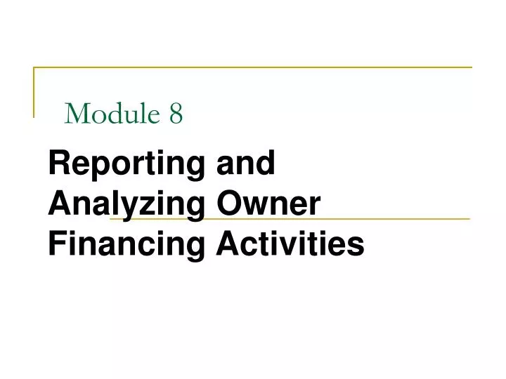 module 1 shareholder s equity 1 module 1 shareholder s equity 1