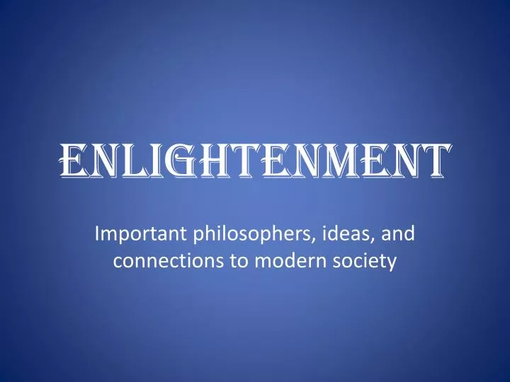 the influence of enlightenment ideas essay the influence of enlightenment ideas essay