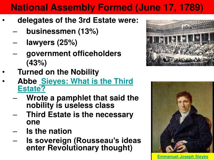 formation of the national assembly Answer choices-it made the estates-general part of the national assembly it inspired the estates-general to push for reforms it compelled the estates. formation of the national assembly Answer choices-it made the estates-general part of the national assembly it inspired the estates-general to push for reforms it compelled the estates.