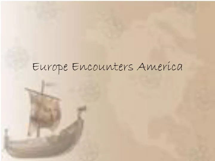 europe encounters america n.