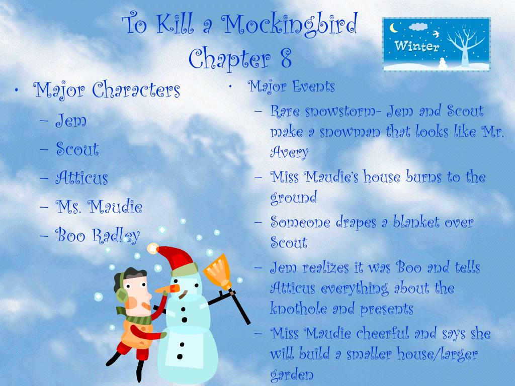 major events to kill a mockingbird