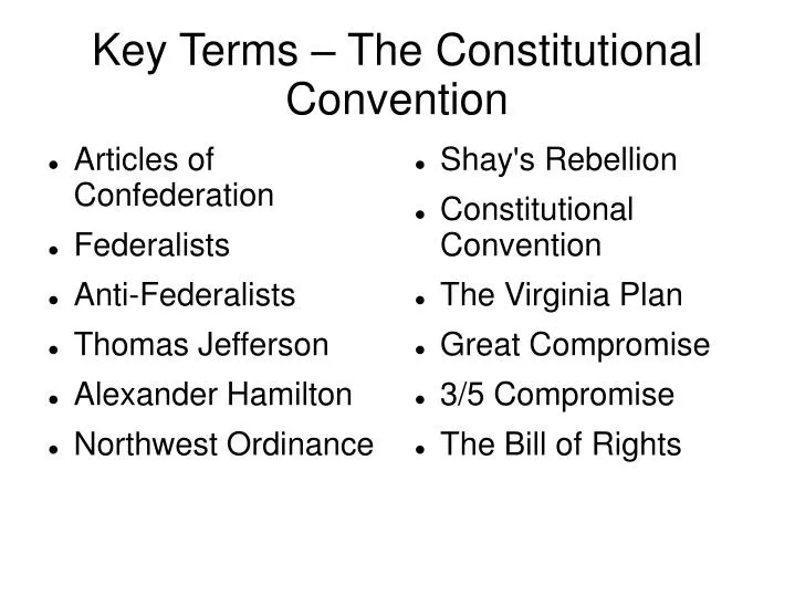 essay about the constitutional convention