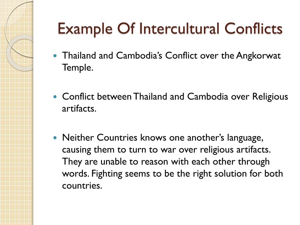 intercultural communication conflict essay