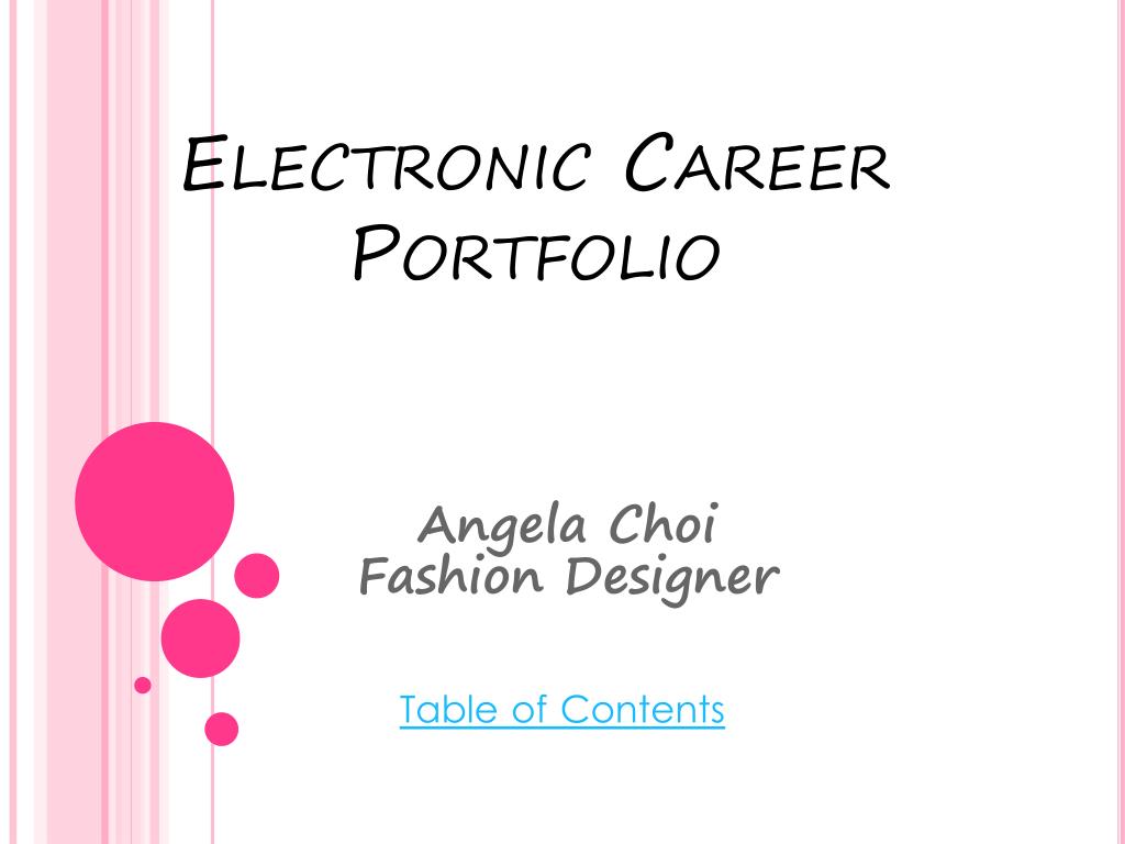 PPT Electronic Career Portfolio PowerPoint Presentation Free ppt-electronic-career-portfolio-powerpoint-presentation-free