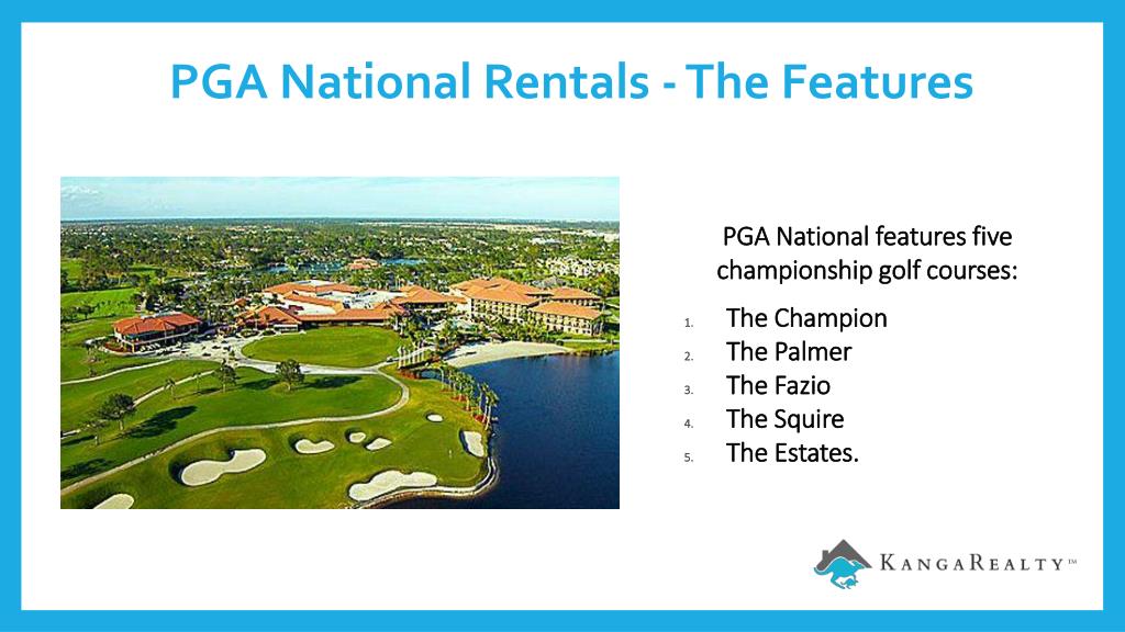 Pga National Rentals