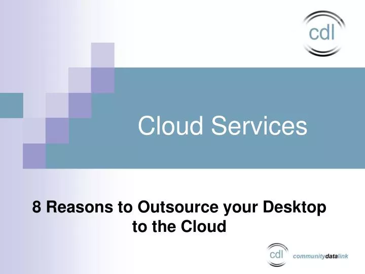cloud services n.