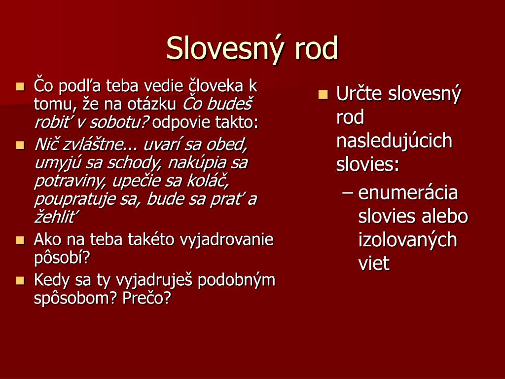 PPT - Komunikačný aspekt vyučovania slovenčiny PowerPoint Presentation -  ID:5382426