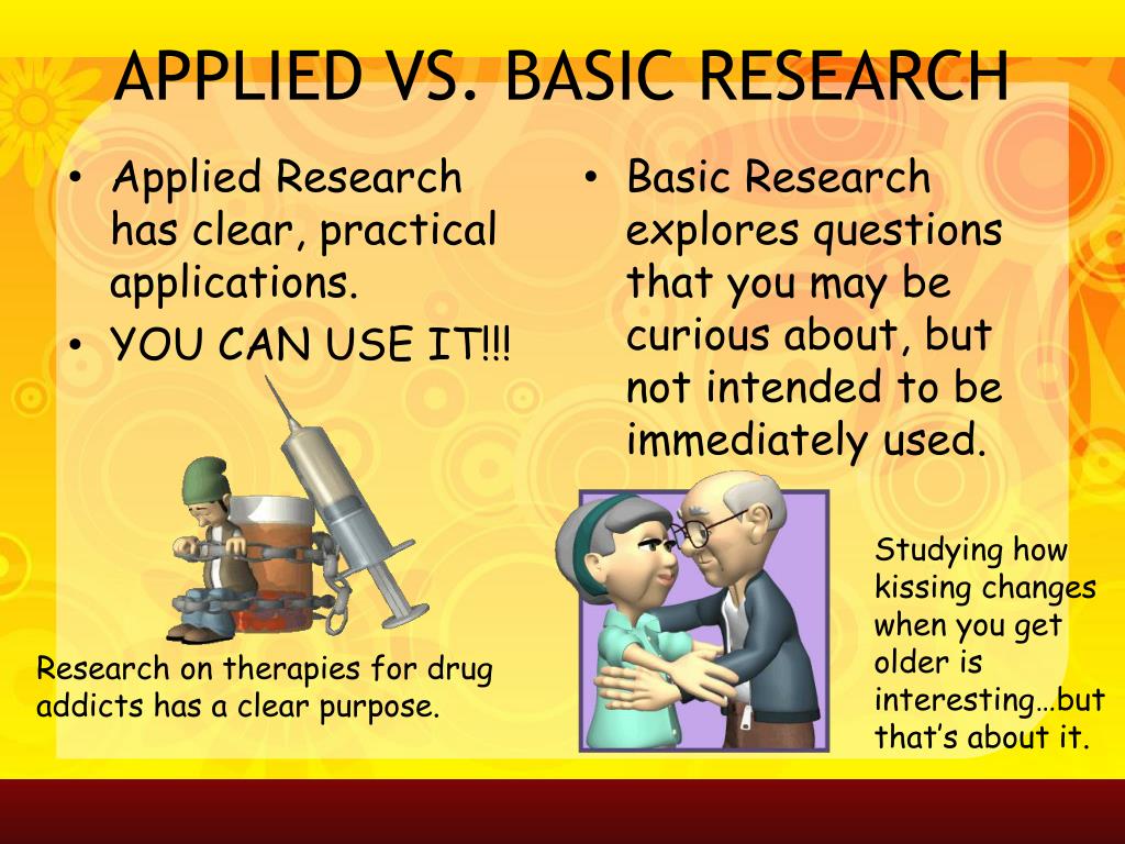 applied research and basic research examples