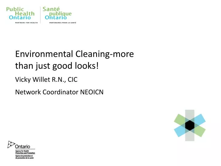 environmental cleaning more than just good looks n.