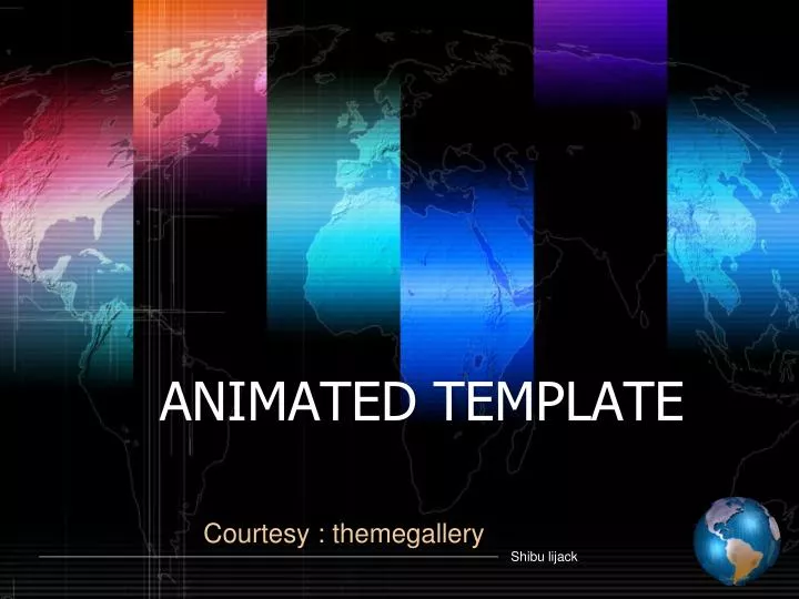 animated template n.