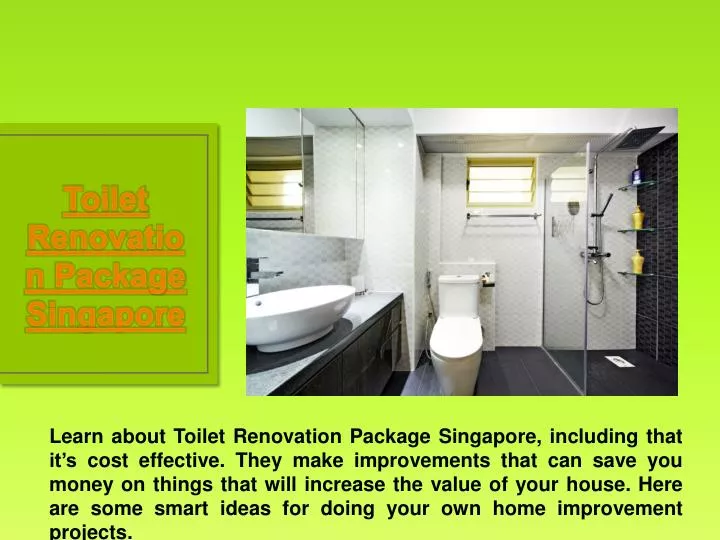toilet renovation package singapore n.